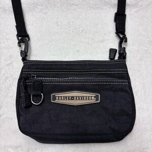 Harley-Davidson Black Belt Bag with Adjustable Strap